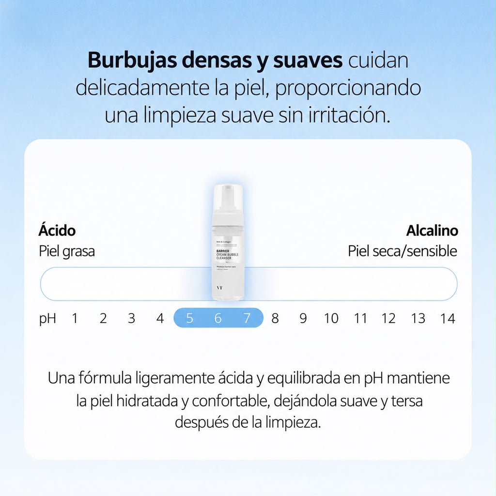 VT COSMETICS - BARRIER CREAM BUBBLE CLEANSER 140ml