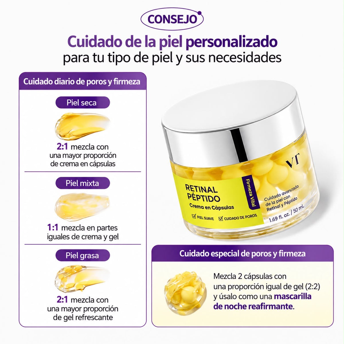 VT Retinal Peptide Capsule Cream 50 ml