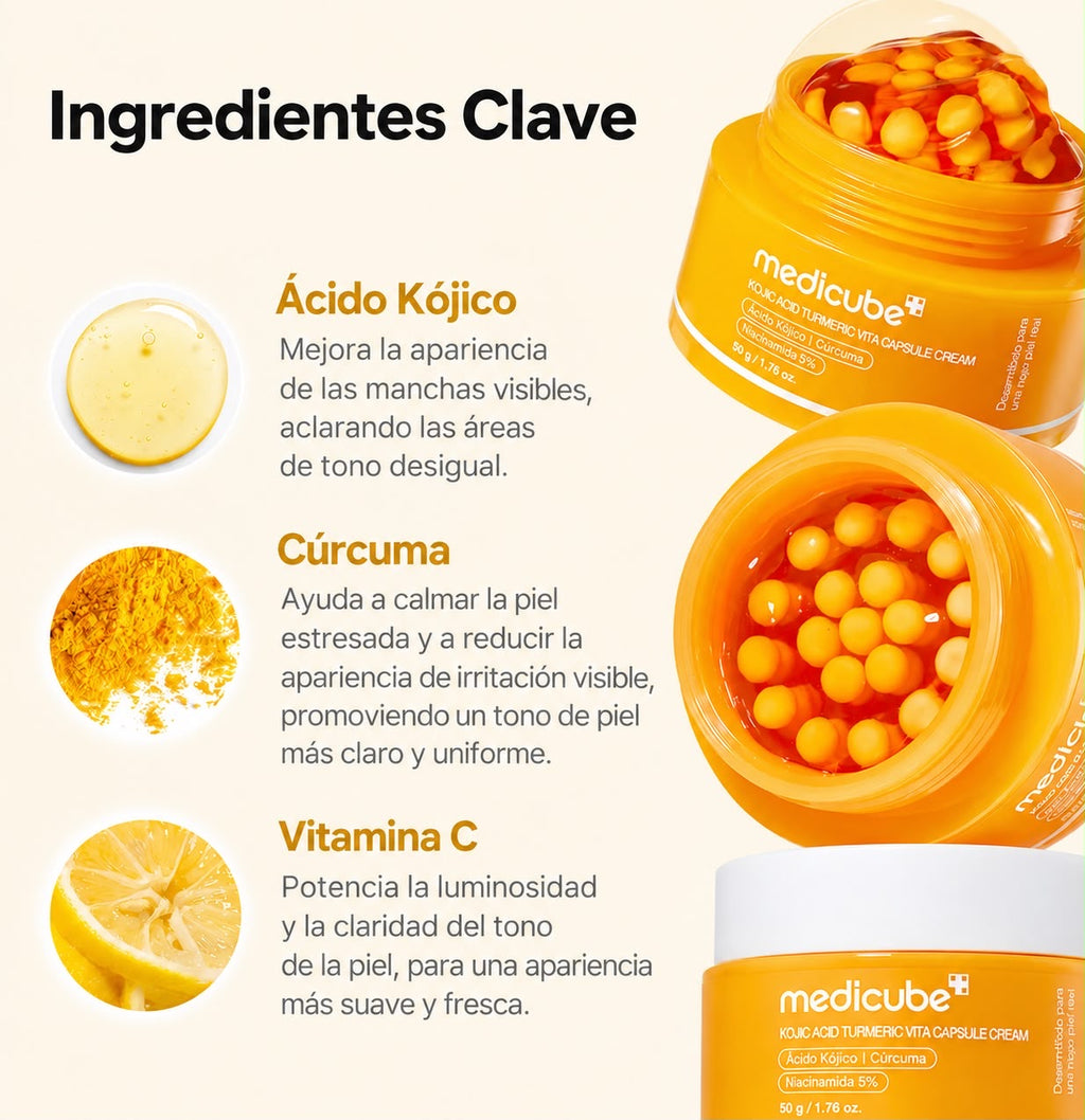 Medicube - KOJIC ACID TURMERIC VITA CAPSULE CREAM