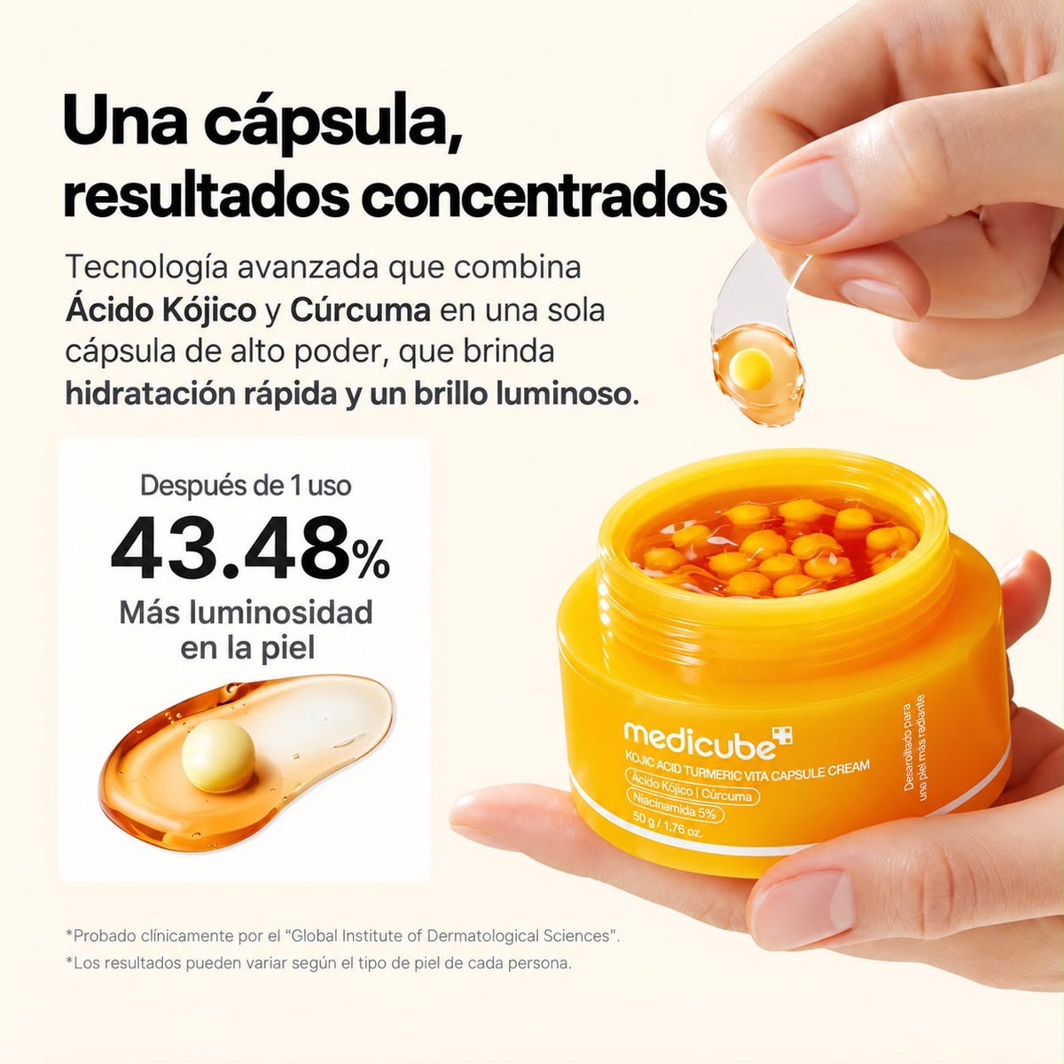 Medicube - KOJIC ACID TURMERIC VITA CAPSULE CREAM