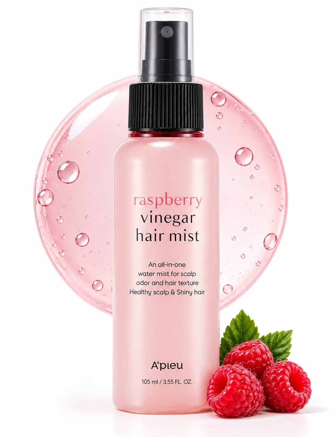 A’PIEU Raspberry Vinegar Hair Mist – Bruma Capilar de Vinagre de Frambuesa 105 ml